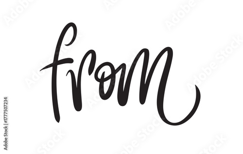 From Happy Bouncy Wedding Text Element Vector