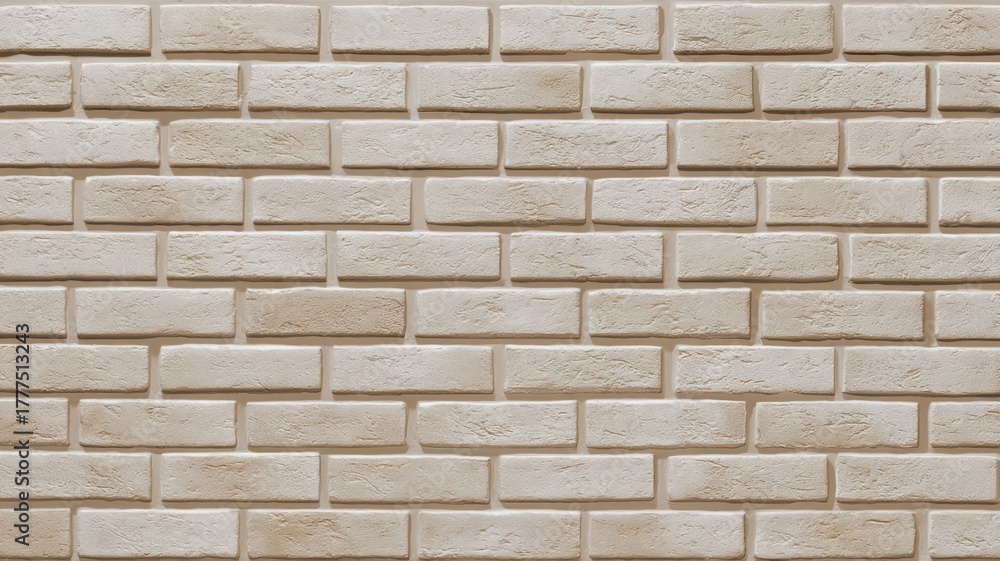 Fototapeta premium Textured brick pattern with varied earthy tones. AI generated