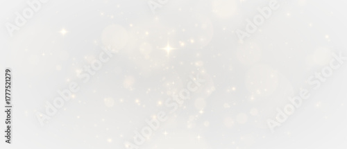 PNG Golden Light Effect, Transparent Sparkle Glow, Shiny Lens Flare with Bokeh Dust, Twinkling Star Particles and Radiant Magic Burst.