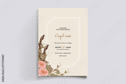 Save the date wedding invitation templates