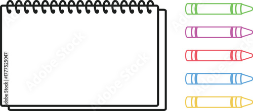 Watercolor palette with paint wells and brush