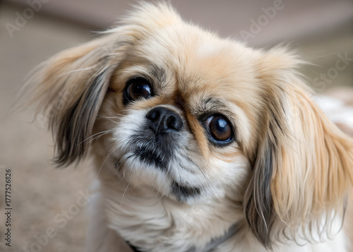 Pekingese dog Close-up