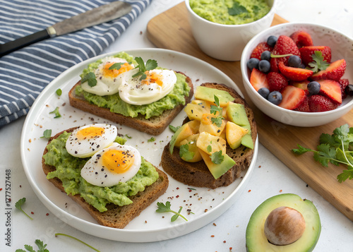 Nutritious morning meal. Tasty dishes. Culinary instructions. Brunch selection. Wholesome cooking ideas. Simple homemade meals. Dietary dish. Protein-rich and vitamin-packed. Egg-based recipe.