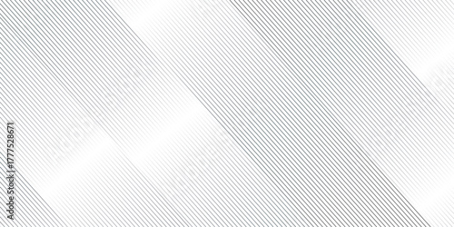 Minimal stripe diagonal parallel thin lines geometric gradient line pattern background. abstract vector element wave stripe transparent fabric texture background.
