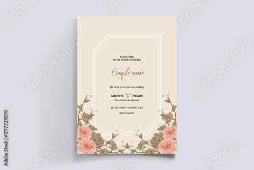 Save the date wedding invitation templates