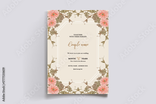 Save the date wedding invitation templates