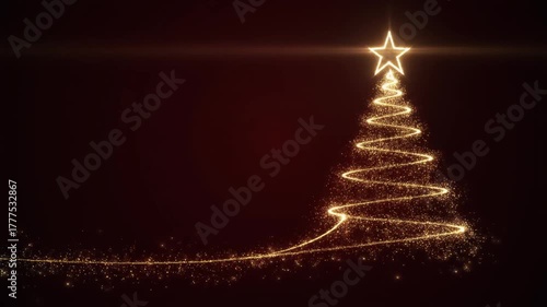 Enchanting Golden Light Christmas Tree Reveal