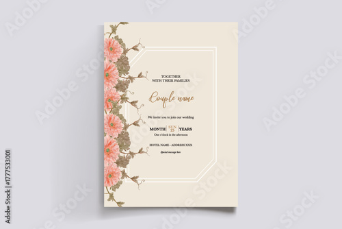 Save the date wedding invitation templates