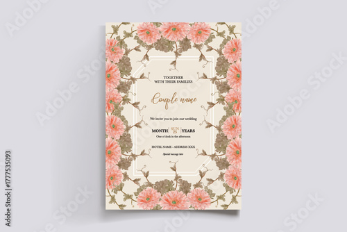 Save the date wedding invitation templates