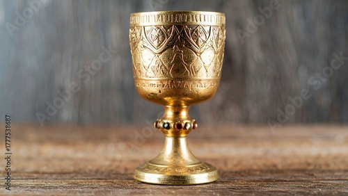 Silver Chalice with Elegant Reflection