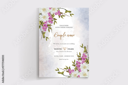 Save the date wedding invitation templates