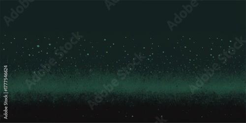 Abstract blue light and dark galaxy stars and nebula with water rain drops on the window