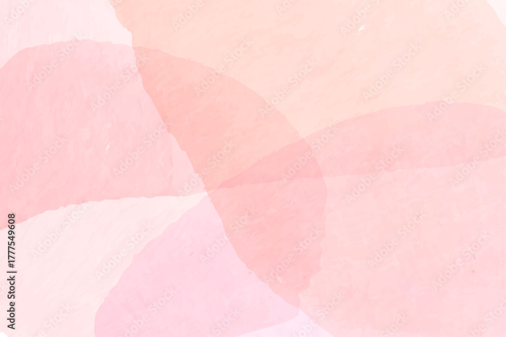 Obraz premium 淡いピンク色の水彩風背景テクスチャ
