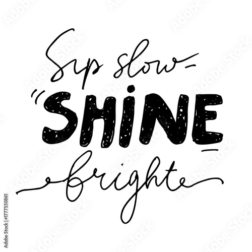 Hand lettering vintage martini poster in retro style. Elegant typography design with classic cocktail theme, perfect for bar decor, restaurant menus, wall art, or drink-related branding. 