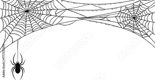 Collection of halloween icons featuring witches pumpkins ghosts bats spiders and haunted houses