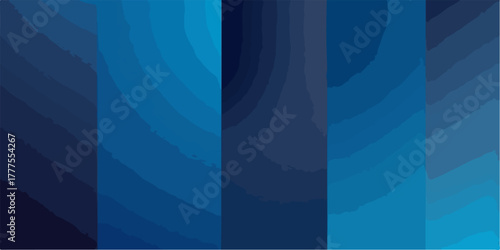 Bright futuristic abstract blue background with light lines and wave pattern for digital web design illustration and business backdrop