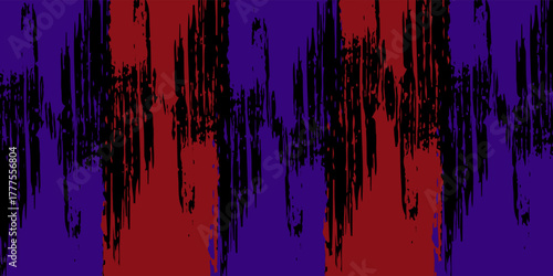 Beautiful modern and natural brush texture in purple and red. Natural and aged look. Barcelona football team (Barça - Culé). eps 10