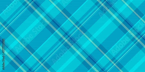 Cool, modern blue plaid pattern. Ideal for backgrounds, fabrics, or digital designs. Abstract and visually appealing texture.
