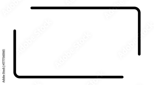 A collection of simple and elegant frames perfect for showcasing quotes or messages.