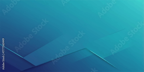 Blue abstract background of a business concept design featuring an airplane wing flying over a sea of blue water and clouds