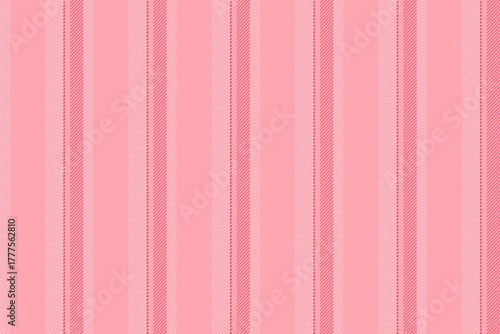 Somantic vector texture fabric, dining room background textile lines. D970s vertical stripe pattern seamless in red and pink colors.