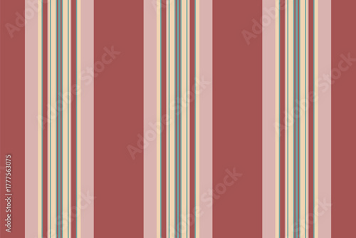 Refresh vector background lines, sewing pattern fabric texture. Cozy seamless stripe vertical textile in light and teal colors.