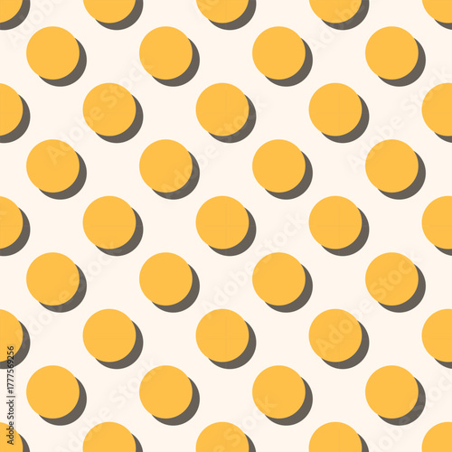 Seamless pattern with dots design for fabric, wallpaper, clothing and all types of print textile and background	