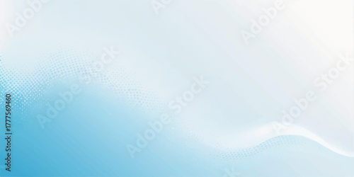 Bright, beautiful blue sky with white clouds and sunlight, creating a natural abstract color texture