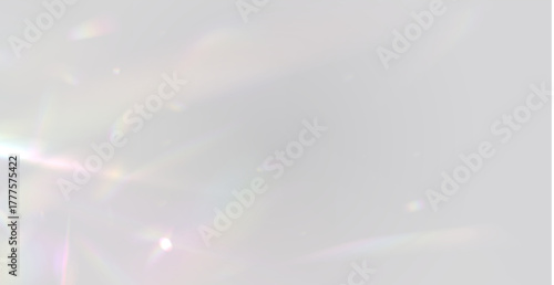 Rainbow crystal leaks form flowing, glowing streaks across a dark background. Lens glares and prism highlights shimmer realistically. Perfect for fantasy visuals. PNG