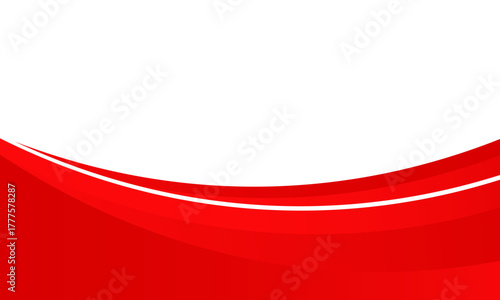 redand white business wave banner background. overlapping vector waves background.