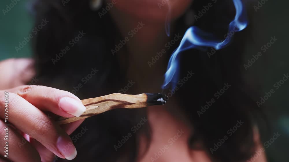 Woman, Incense, Healing, Ritual