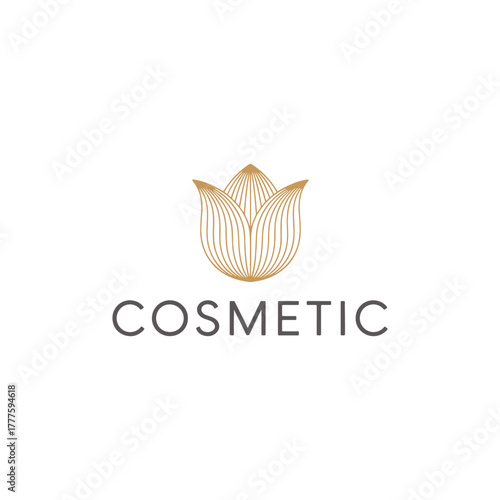 Luxury Beauty Care Logo Emblem