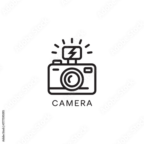 Creative Camera Symbol Logo Template