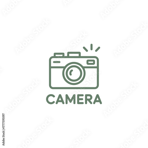 Creative Camera Symbol Logo Template
