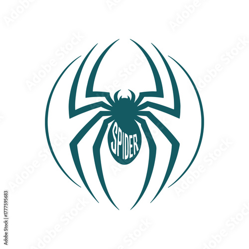 Creative Spider Symbol Brand Logo
