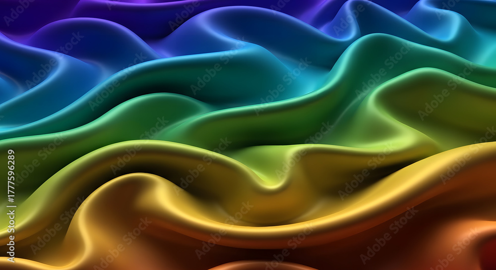 Fototapeta premium abstract colorful background with waves