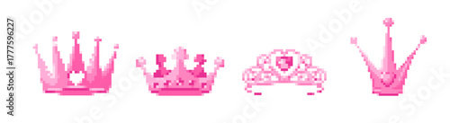 Two pixelated money bags with dollar signs, perfect for retro game designs or themed projects.