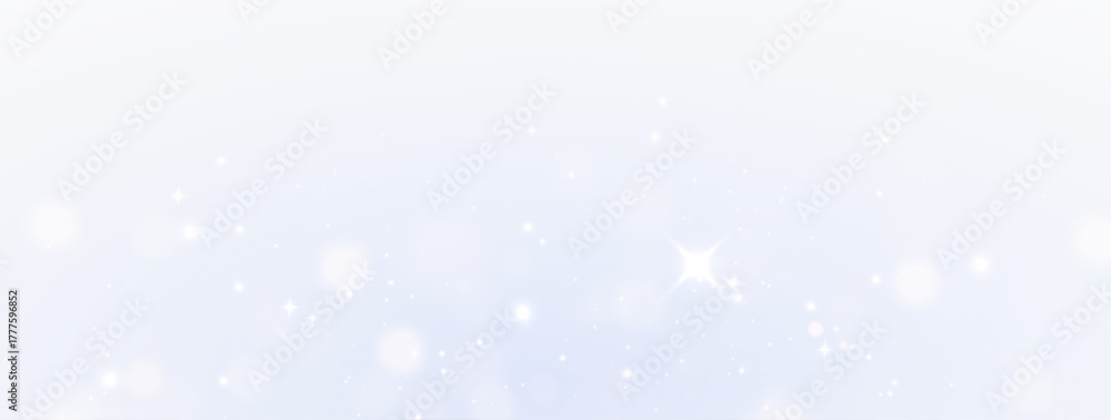 Fototapeta premium Shimmering dust glow sparkle particles softly expanding under dreamy luminous background.