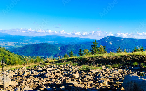 Beskides Mountains in Poland.