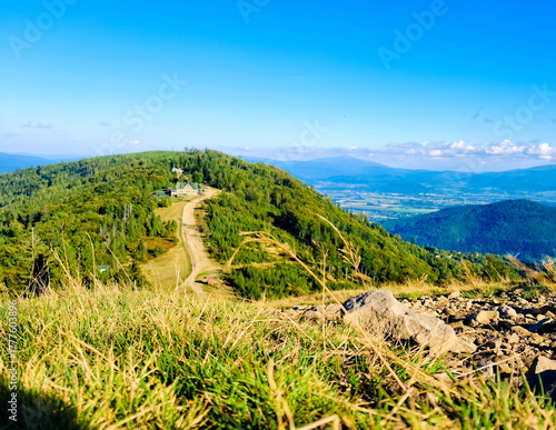 Beskides Mountains in Poland.