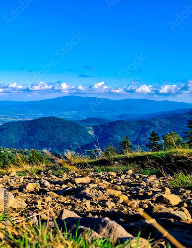 Beskides Mountains in Poland.