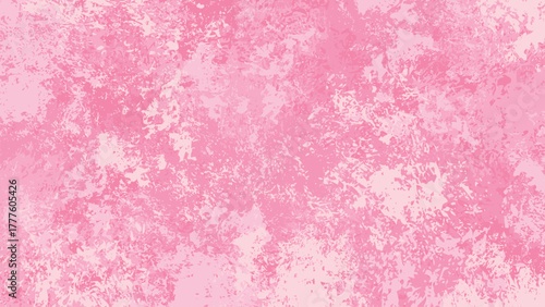 A pink grunge background filled with a general mess of uneven stains.