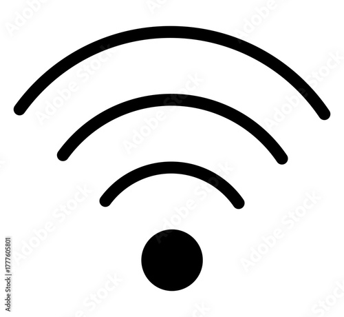 Wi fi icon. An icon for web design on a transparent background. Vector graphics