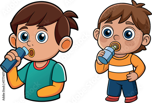  yawning kid cartoon, sleepy child vector art, funny morning illustration, cute children expression, lazy mood cartoon, early wakeup concept, child lifestyle design, funny emotion artwork, morning rou