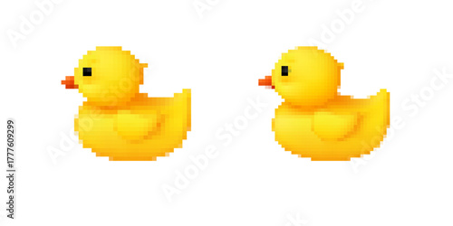 A serene pixel art landscape depicting trees and butterflies on a grassy field under a clear sky.