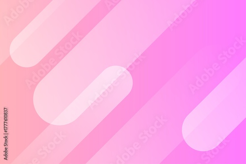 ピンクのグラデーション背景に斜めラインが走るデザイン