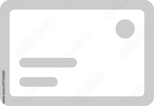 Blank Business Card