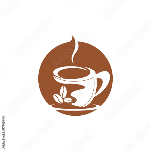 Abstract Coffee Break Symbol Design