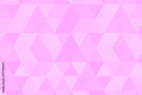 ピンクの三角形の幾何学背景