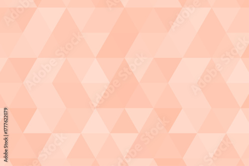 オレンジの三角形の幾何学背景